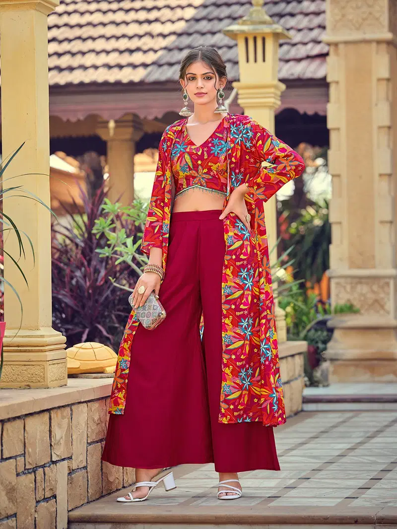 Falak Hit By Nsf Silk Indo Western Set Wholesalers In Delhi